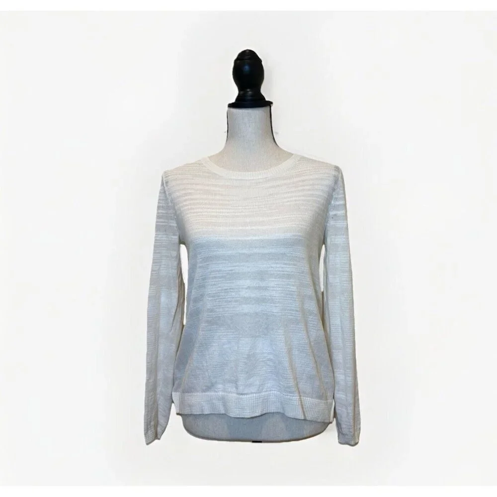 Cabi Sweater Women's XS White Cream Sophia Lace Back Sweater Feminine 5005 - Picture 2 of 14